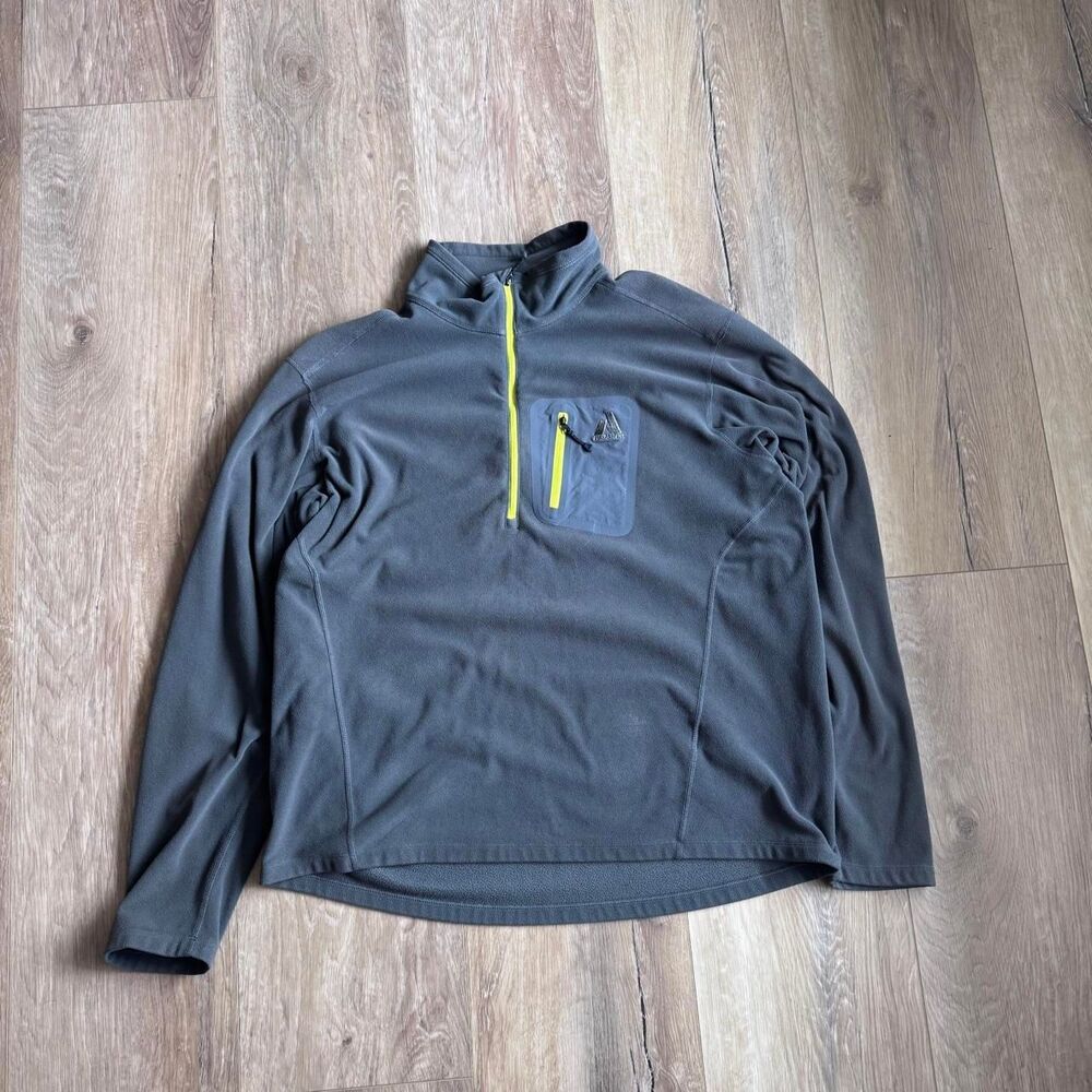 Eddie-bauer Men's Grey and Yellow Jacket